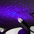 Đèn led bầu trời sao chiếu trần xe ô tô, trần nhà cắm cổng USB, Ánh sáng tím