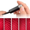 Đèn led bầu trời sao chiếu trần xe ô tô, trần nhà cắm cổng USB, Ánh sáng tím