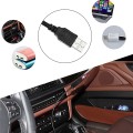 Đèn led bầu trời sao chiếu trần xe ô tô, trần nhà cắm cổng USB, Ánh sáng tím