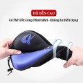Nệm bọc yên xe đạp silicon cao cấp, Màu đỏ đen