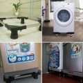 Chân đế đỡ máy giặt, tủ lạnh cách điện đa năng, Loại không bánh xe