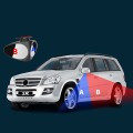 Gương cầu lồi xe hơi 3D xóa điểm mù soi lề trước sau, Loại gương bên phải
