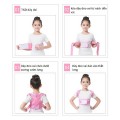 Đai chống gù lưng, nắn chỉnh tư thế cho bé, Màu hồng - Size S