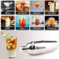Bình lắc pha chế cocktail đồ uống cao cấp chuyên nghiệp, 350ml