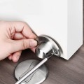 Chặn cửa thông minh, chống va đập dễ lắp đặt tiện lợi, Màu bạc