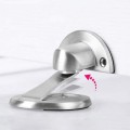 Chặn cửa thông minh, chống va đập dễ lắp đặt tiện lợi, Màu bạc