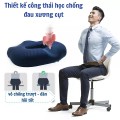 Gối lót ghế ngồi y tế chuyên dụng cho người bị trĩ chống ê mỏi, Màu xanh đen	