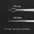 Kẹp bắt lươn rắn, hải sản, cua ghẹ chống trơn chuyên dụng, Loại mũi cong (52cm)	