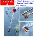 Kẹp bắt lươn rắn, hải sản, cua ghẹ chống trơn chuyên dụng, Loại mũi cong (52cm)	
