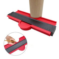 Thước sao chép hình chép đường đa năng chuyên dụng, Màu đỏ - Loại 25cm