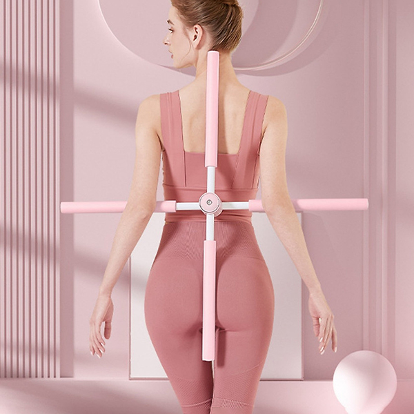 Gậy tập yoga hình chữ thập cải thiện dáng vai, lưng