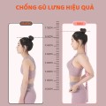 Gậy tập yoga hình chữ thập cải thiện dáng vai, lưng, Màu hồng