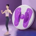Đĩa xoay eo massage chân đa năng cải thiện eo thon, Màu hồng
