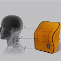 Gối tựa đầu chất liệu cao su non cao cấp siêu đàn hồi, Màu kem