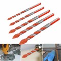 Bộ 5 mũi khoan đa năng 2 cạnh dạng lưỡi xoắn , Màu cam