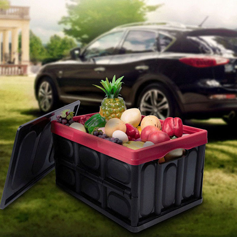 Thùng đựng đồ gấp gọn đa năng để sau cốp xe tiện dụng