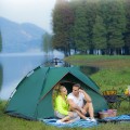 Lều cắm trại du lịch dã ngoại tự bung tiện dụng cho 1-3 người, Màu xanh dương