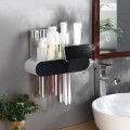 Bộ nhả kem đánh răng thông minh kèm cốc hút từ tính tiện dụng, Bộ 2 cốc	