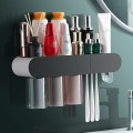 Bộ nhả kem đánh răng thông minh kèm cốc hút từ tính tiện dụng, Bộ 2 cốc	