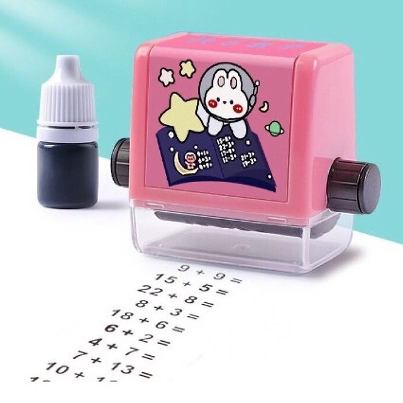 Con lăn in phép tính cộng trừ nhân chia ngẫu nhiên thông minh tiện lợi