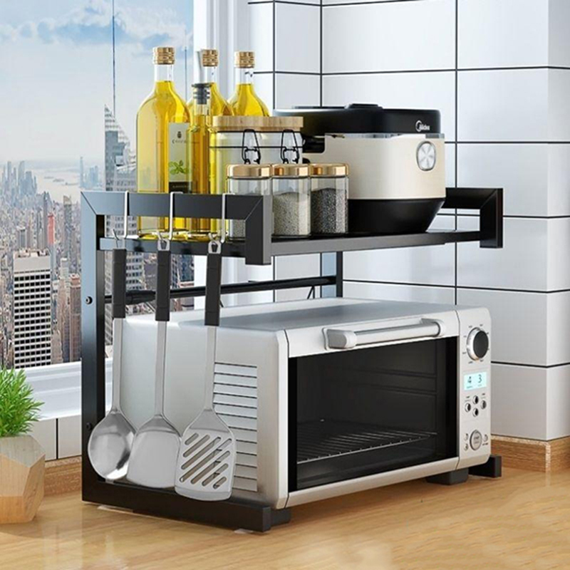 Kệ để lò vi sóng hai tầng co giãn thông minh sơn tĩnh điện