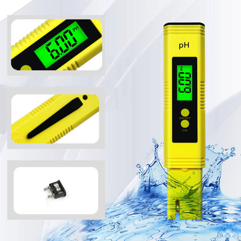 Bút đo nồng độ PH nước có màn hình hiển thị thông số