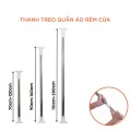 Thanh treo đa năng không cần khoan, không cần bắt vít, Thanh 70-120cm