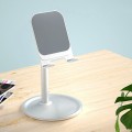 Giá đỡ điện thoại, máy tính bảng để bàn gấp gọn tiện dụng, Màu bạc