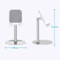 Giá đỡ điện thoại, máy tính bảng để bàn gấp gọn tiện dụng, Màu bạc