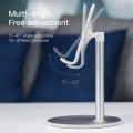 Giá đỡ điện thoại, máy tính bảng để bàn gấp gọn tiện dụng, Màu bạc