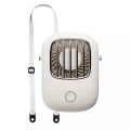 Quạt mini đeo cổ sạc điện tiện lợi, Màu cam
