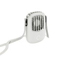 Quạt mini đeo cổ sạc điện tiện lợi, Màu cam