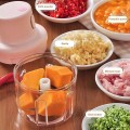 Máy xay mini cầm tay đa năng xay tỏi ớt tiện dụng 