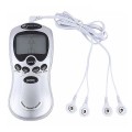 Máy massage xung điện kèm 4 miếng dán hỗ trợ chữa trị chuyên dụng, Máy massage + 4 miếng dán