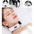 Máy massage cổ vai gáy xung điện cảm ứng giảm đau mỏi hiệu quả, Máy massage + 2 miếng dán