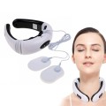 Máy massage cổ vai gáy xung điện cảm ứng giảm đau mỏi hiệu quả, Máy massage + 2 miếng dán