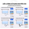 Bột thông tắc đường ống, bồn cầu, bồn rửa chén hiệu quả siêu nhanh