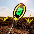 Máy đo độ PH, nhiệt độ, độ ẩm, ánh sáng của đất 4 trong 1 tiện dụng