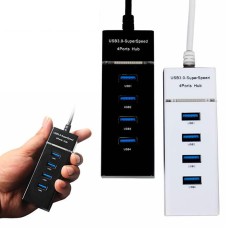 Bộ chia 4 cổng chuyển đổi USB kèm đèn led cao cấp