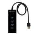 Bộ chia 4 cổng chuyển đổi USB kèm đèn led cao cấp