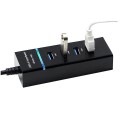 Bộ chia 4 cổng chuyển đổi USB kèm đèn led cao cấp
