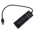 Bộ chia 4 cổng chuyển đổi USB kèm đèn led cao cấp