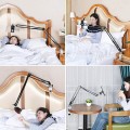 Giá đỡ điện thoại, máy tính bảng xem phim kẹp cạnh bàn, đầu giường 