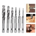 Bộ 6 mũi khoan taro chuôi lục giác M3-M10