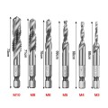Bộ 6 mũi khoan taro chuôi lục giác M3-M10