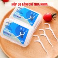 Combo 5 hộp tăm chỉ nha khoa vệ sinh kẽ răng sạch sẽ