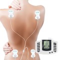 Máy massage xung điện trị liệu 6 miếng dán kết hợp massage chân, Máy massage + 6 miếng dán