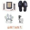 Máy massage xung điện trị liệu 6 miếng dán kết hợp massage chân, Máy massage + 6 miếng dán