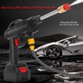 Máy rửa xe mini cầm tay áp lực cao dùng pin tiện lợi