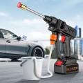 Máy rửa xe mini cầm tay áp lực cao dùng pin tiện lợi